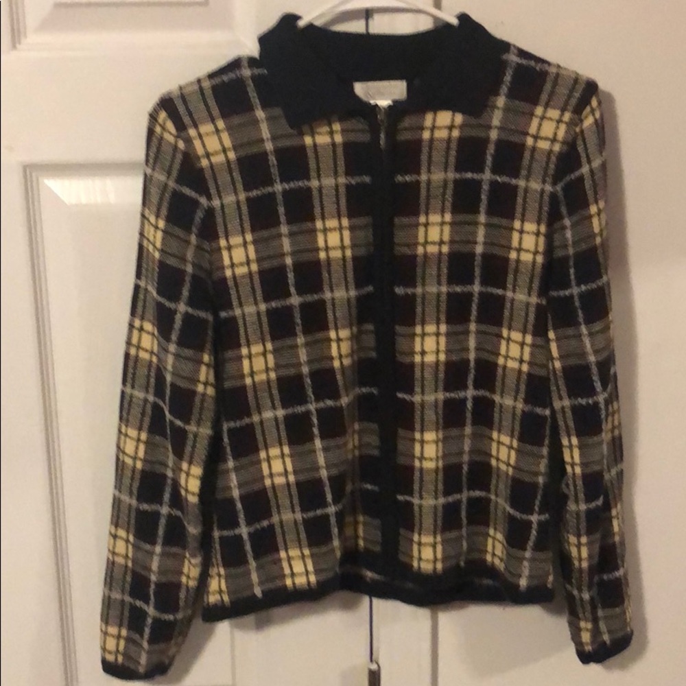 Zipper cardigan